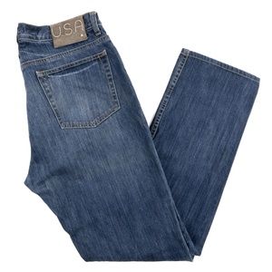 John Varvatos Bowery Slim Straight 34R Jeans 34x31